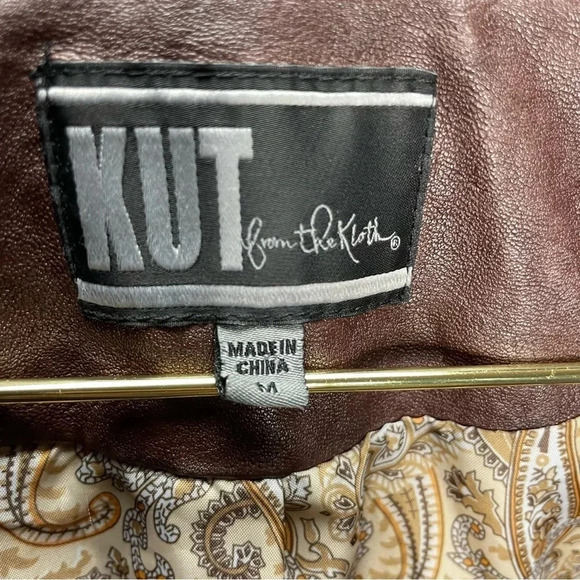 Kut from the Kloth Dean Vegan Faux Leather Moto Jacket - Picture 8 of 8